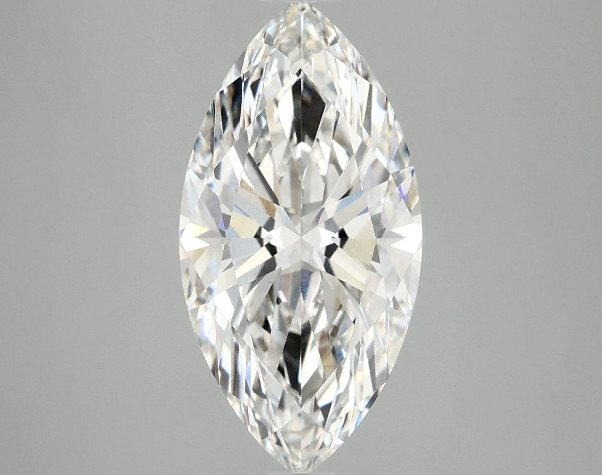 3.09 Carat Marquise Shaped Ideal Cut VVS2 IGI Certified Lab Grown Diamond