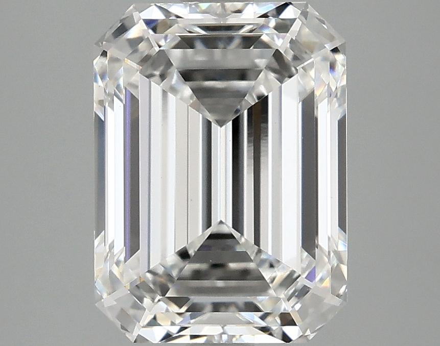3.06 Carat Emerald Shaped Excellent Cut VVS2 IGI Certified Lab Grown Diamond