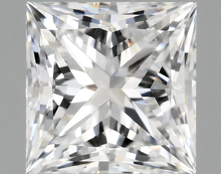 2.07 Carat Princess Shaped Ideal Cut VVS2 IGI Certified Lab Grown Diamond