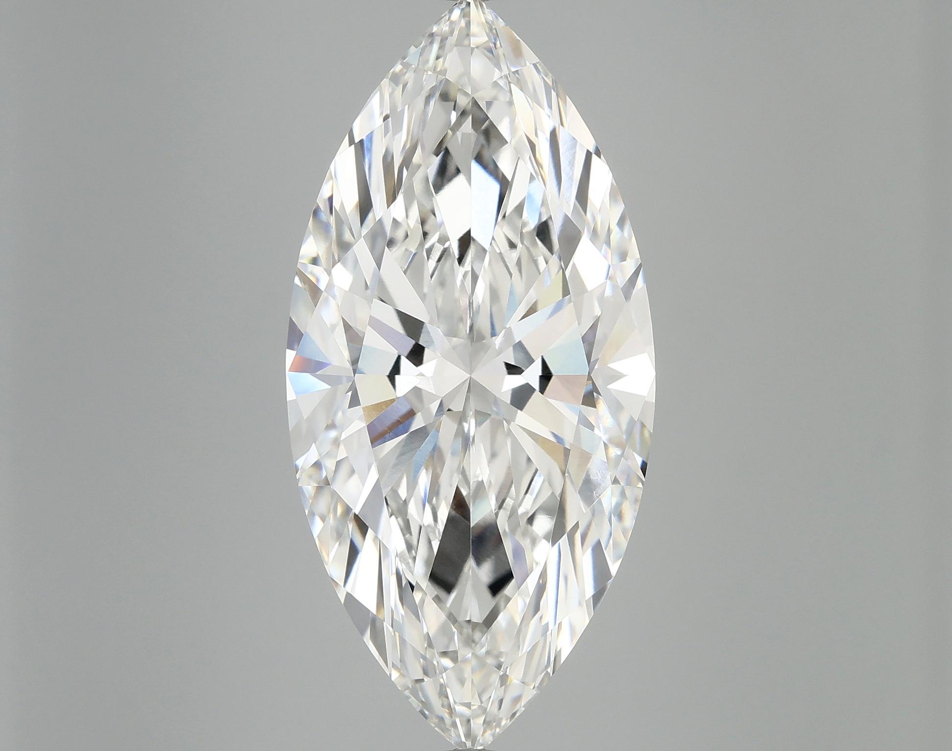 10.08 Carat Marquise Shaped Excellent Cut VVS2 IGI Certified Lab Grown Diamond