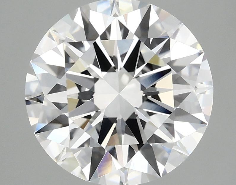 3.08 Carat Round Shaped Excellent Cut VVS2 IGI Certified Lab Grown Diamond