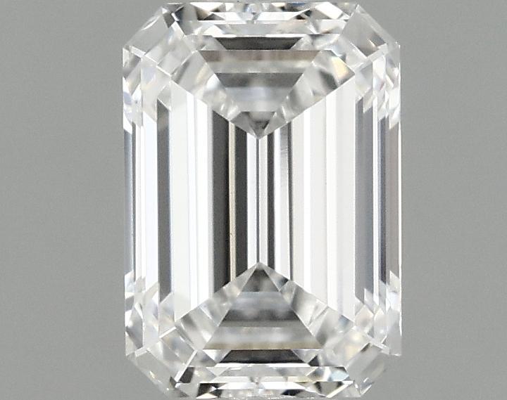 0.98 Carat Emerald Shaped Ideal Cut VVS2 IGI Certified Lab Grown Diamond