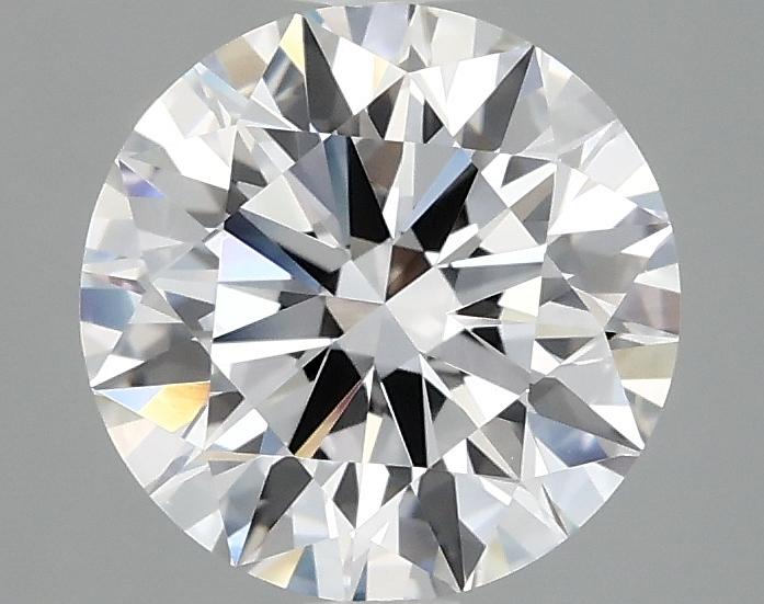 2.08 Carat Round Shaped Excellent Cut VVS2 IGI Certified Lab Grown Diamond