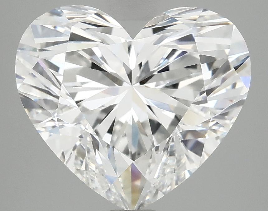 4.65 Carat Heart Shaped Ideal Cut VVS2 IGI Certified Lab Grown Diamond