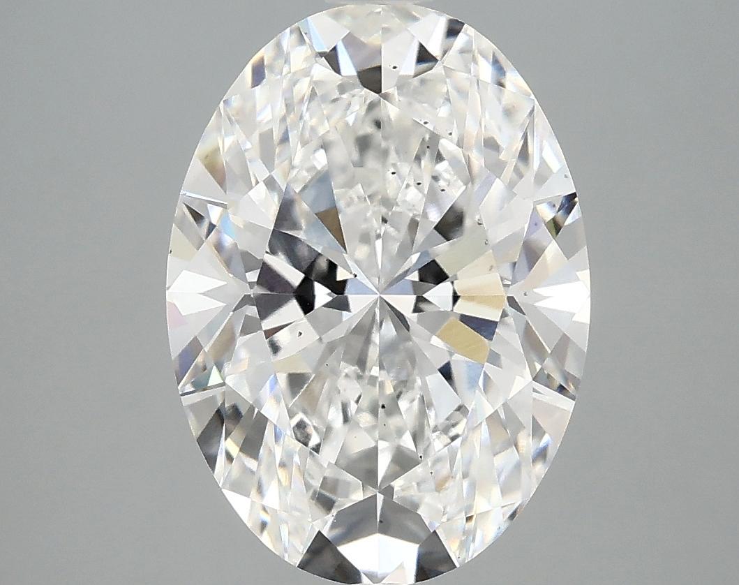3.87 Carat Oval Shaped Ideal Cut SI1 IGI Certified Lab Grown Diamond