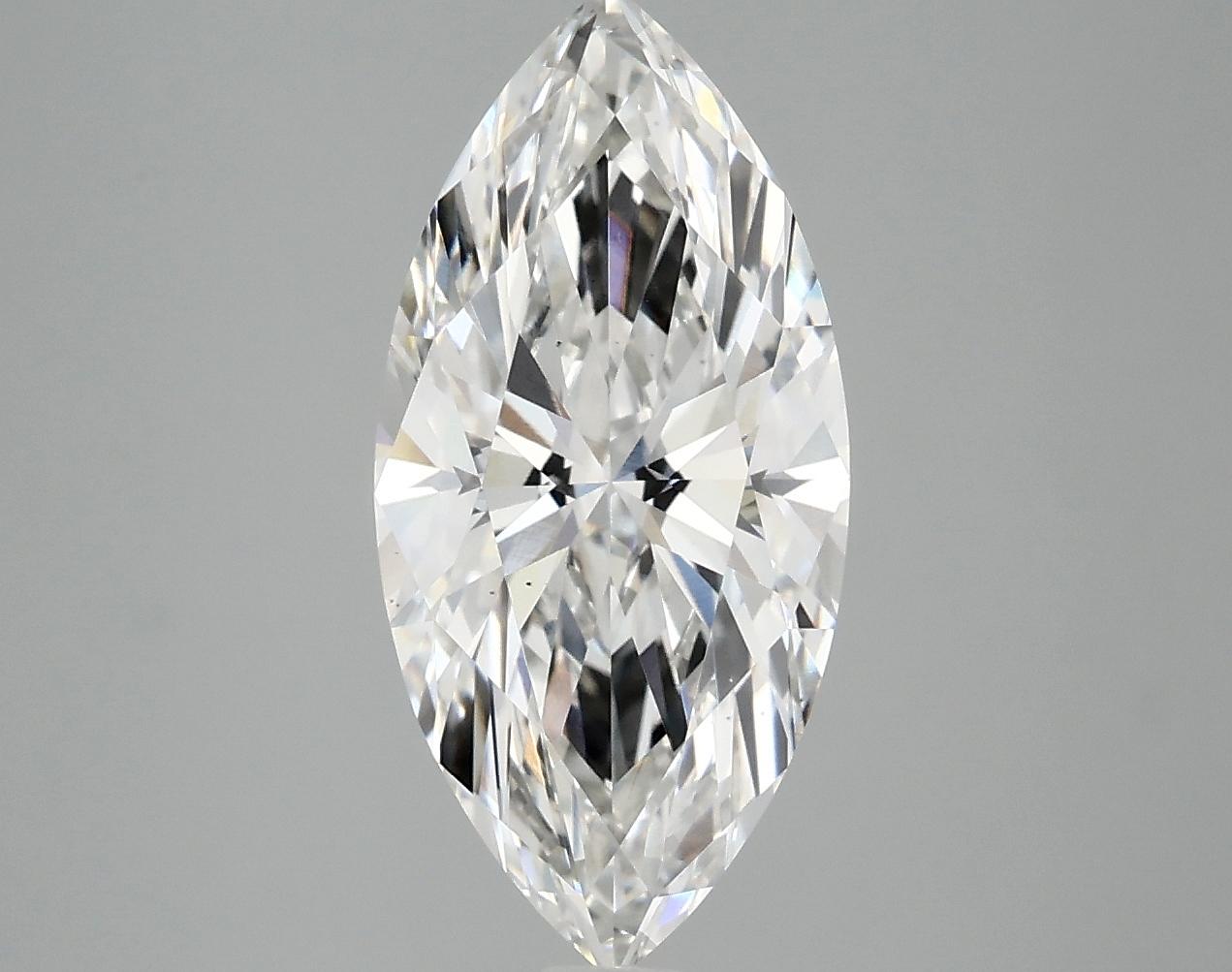 3.05 Carat Marquise Shaped Excellent Cut VS2 IGI Certified Lab Grown Diamond