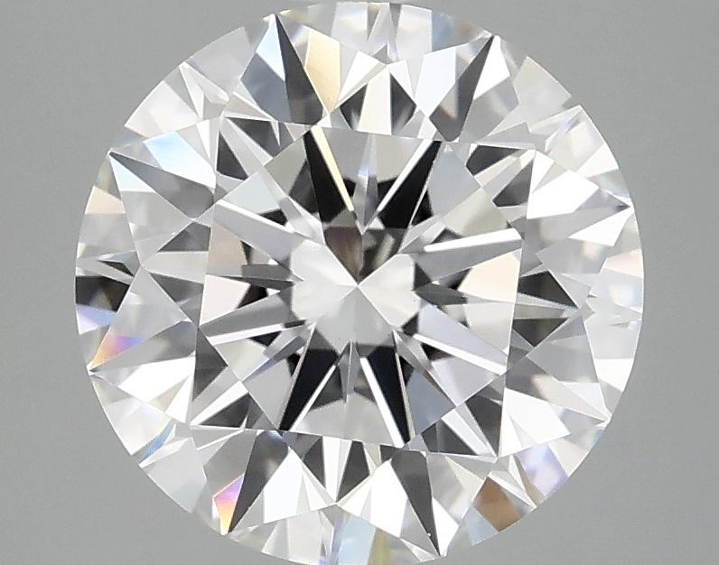 3.08 Carat Round Shaped Ideal Cut VVS2 IGI Certified Lab Grown Diamond