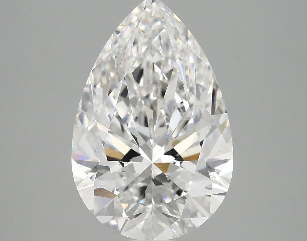 3.08 Carat Pear Shaped Excellent Cut VS2 IGI Certified Lab Grown Diamond