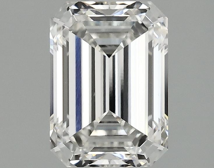 2.1 Carat Emerald Shaped Ideal Cut VS2 IGI Certified Lab Grown Diamond