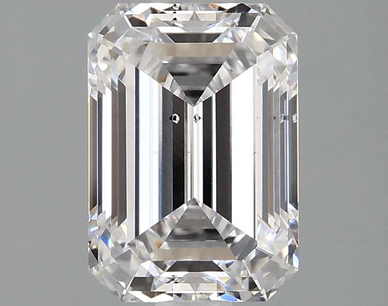 2.07 Carat Emerald Shaped Ideal Cut SI1 IGI Certified Lab Grown Diamond