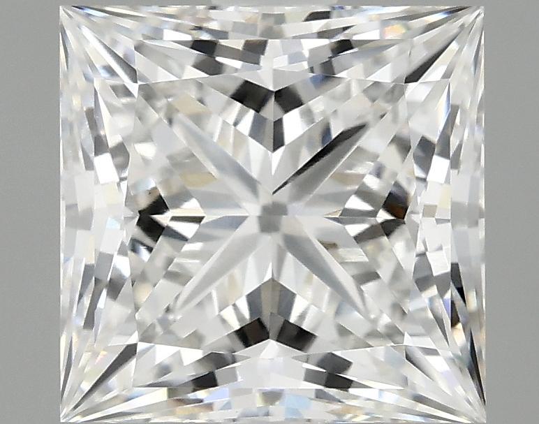 2.08 Carat Princess Shaped Ideal Cut VVS2 IGI Certified Lab Grown Diamond