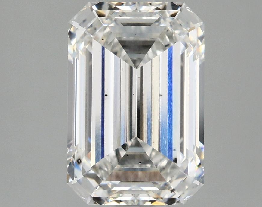 3.08 Carat Emerald Shaped Ideal Cut SI1 IGI Certified Lab Grown Diamond