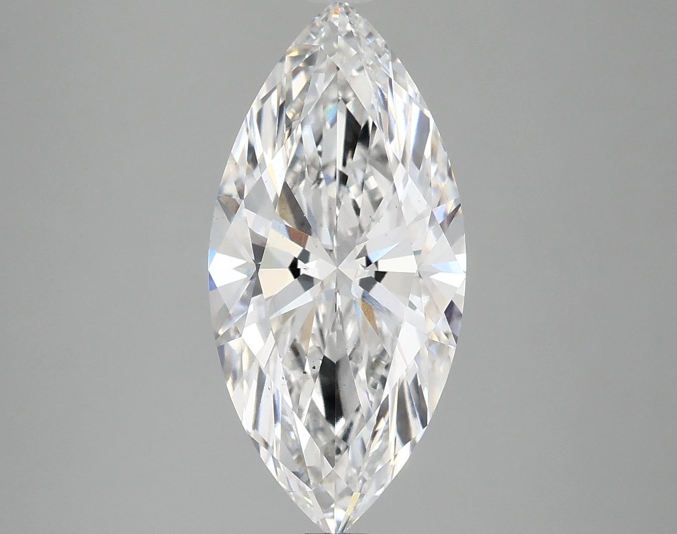 3.09 Carat Marquise Shaped Excellent Cut VS2 IGI Certified Lab Grown Diamond