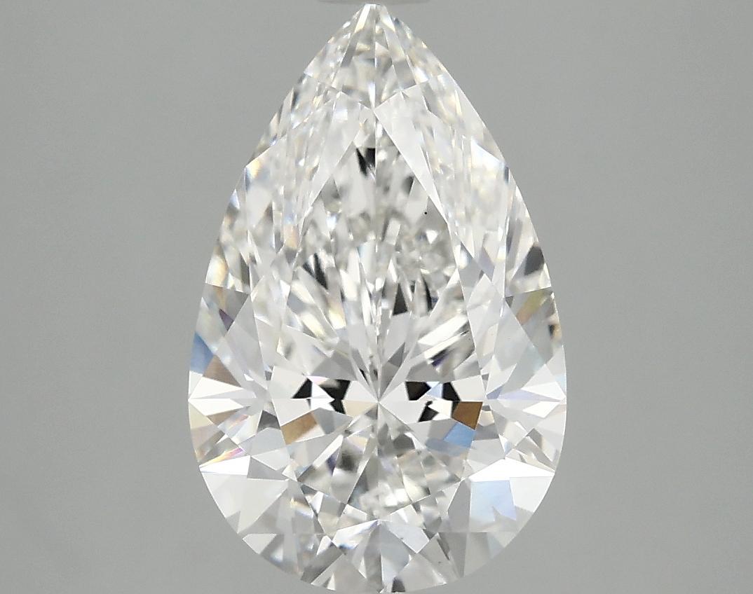 3.09 Carat Pear Shaped Ideal Cut VS1 IGI Certified Lab Grown Diamond
