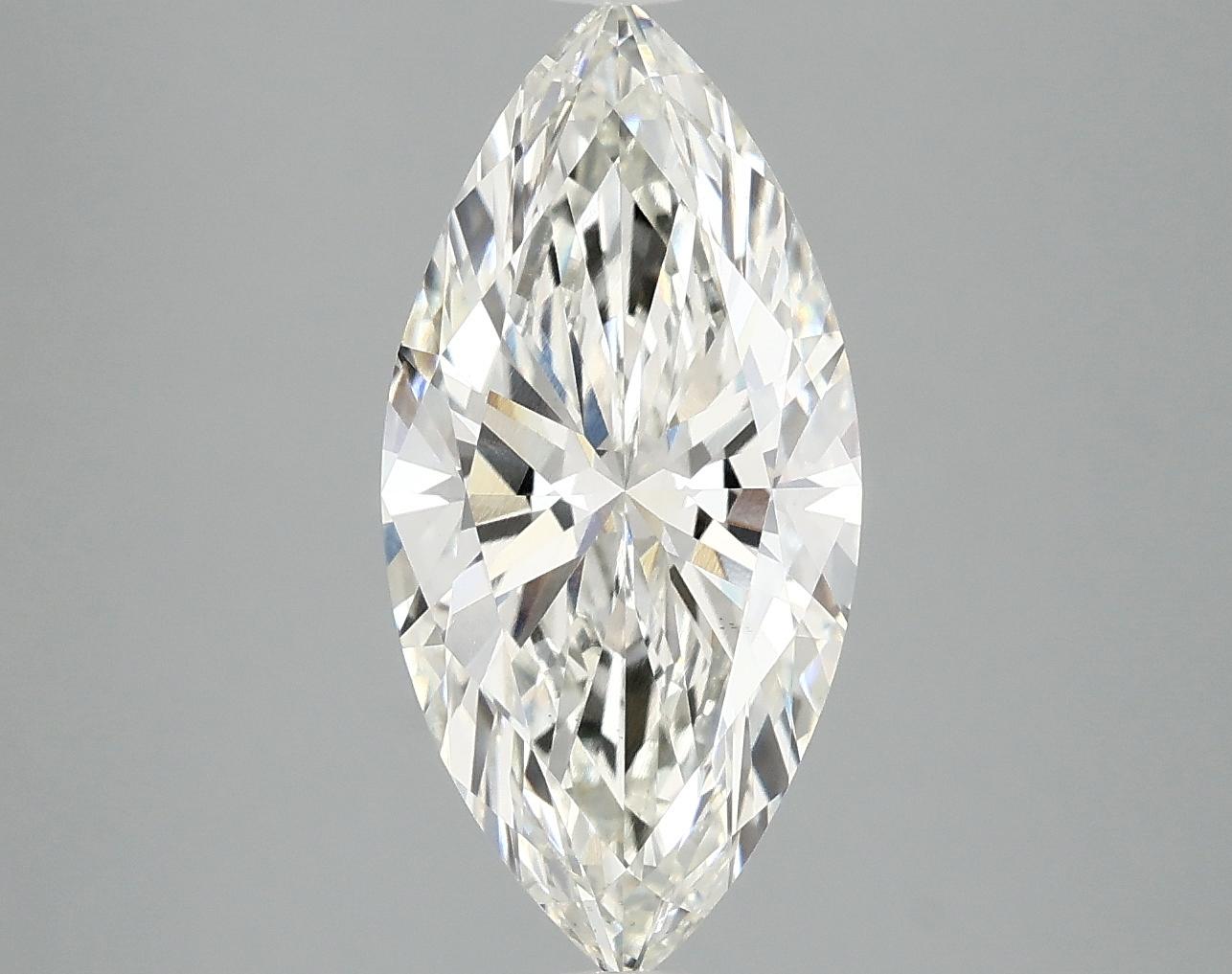 3.02 Carat Marquise Shaped Excellent Cut VS1 IGI Certified Lab Grown Diamond