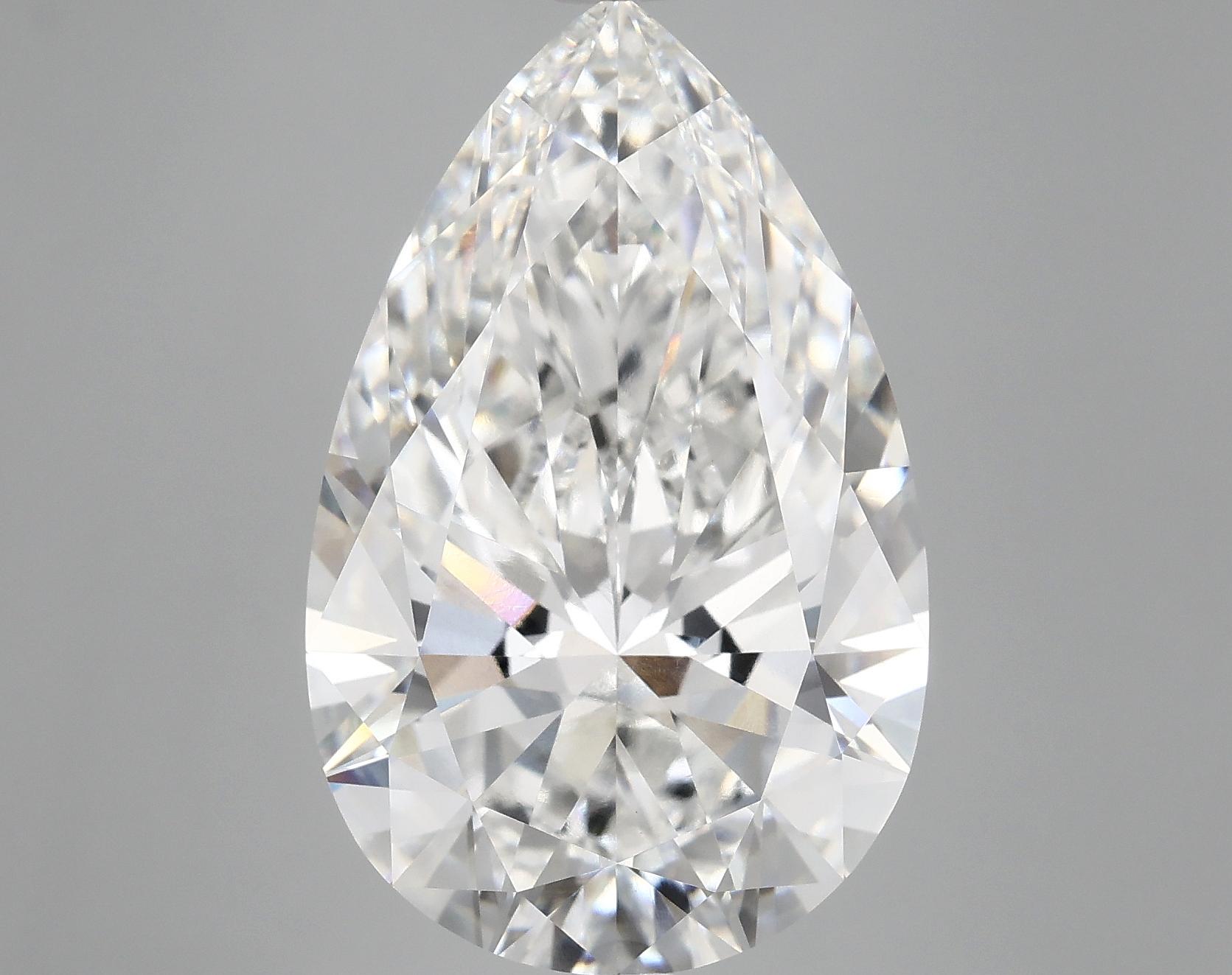 10.48 Carat Pear Shaped Ideal Cut VVS2 IGI Certified Lab Grown Diamond