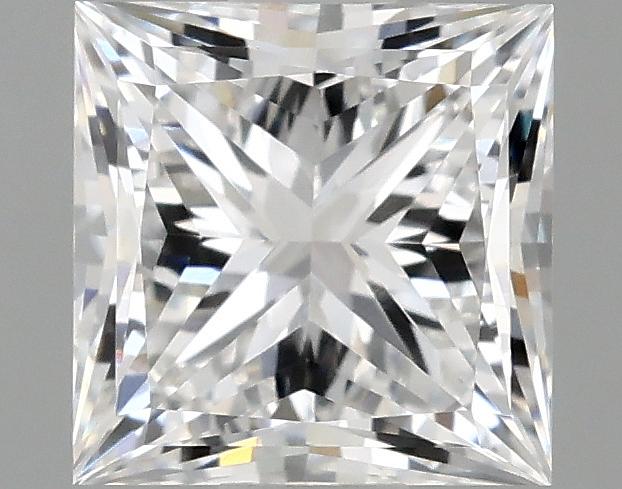 0.97 Carat Princess Shaped Ideal Cut VVS2 IGI Certified Lab Grown Diamond
