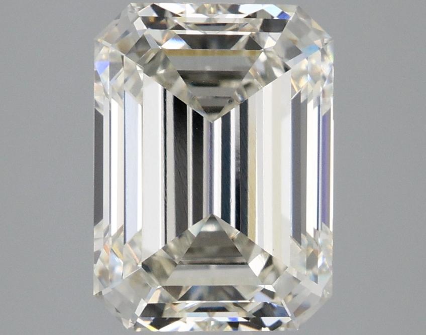 3.07 Carat Emerald Shaped Excellent Cut VVS2 IGI Certified Lab Grown Diamond
