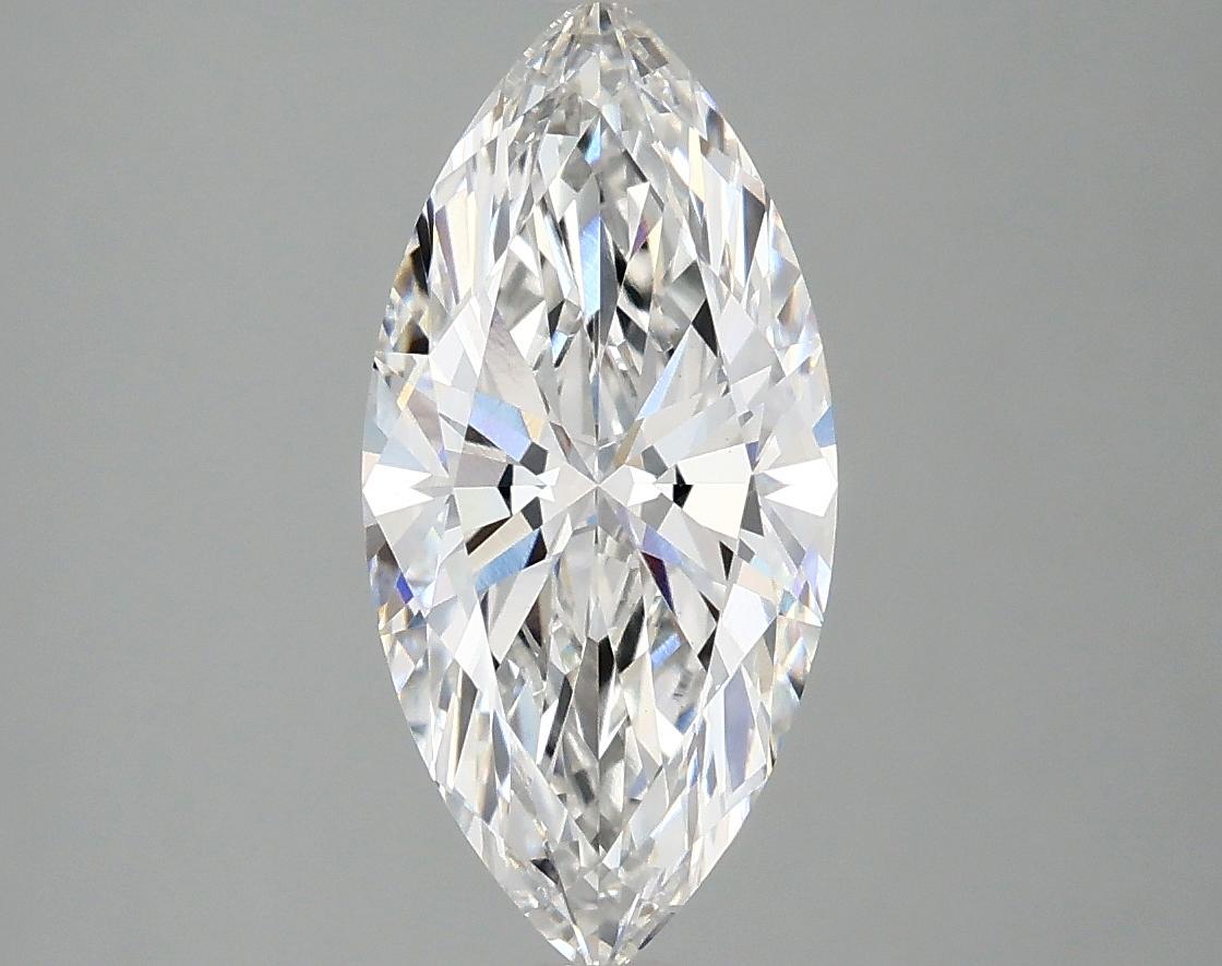 1.97 Carat Marquise Shaped Excellent Cut VVS2 IGI Certified Lab Grown Diamond