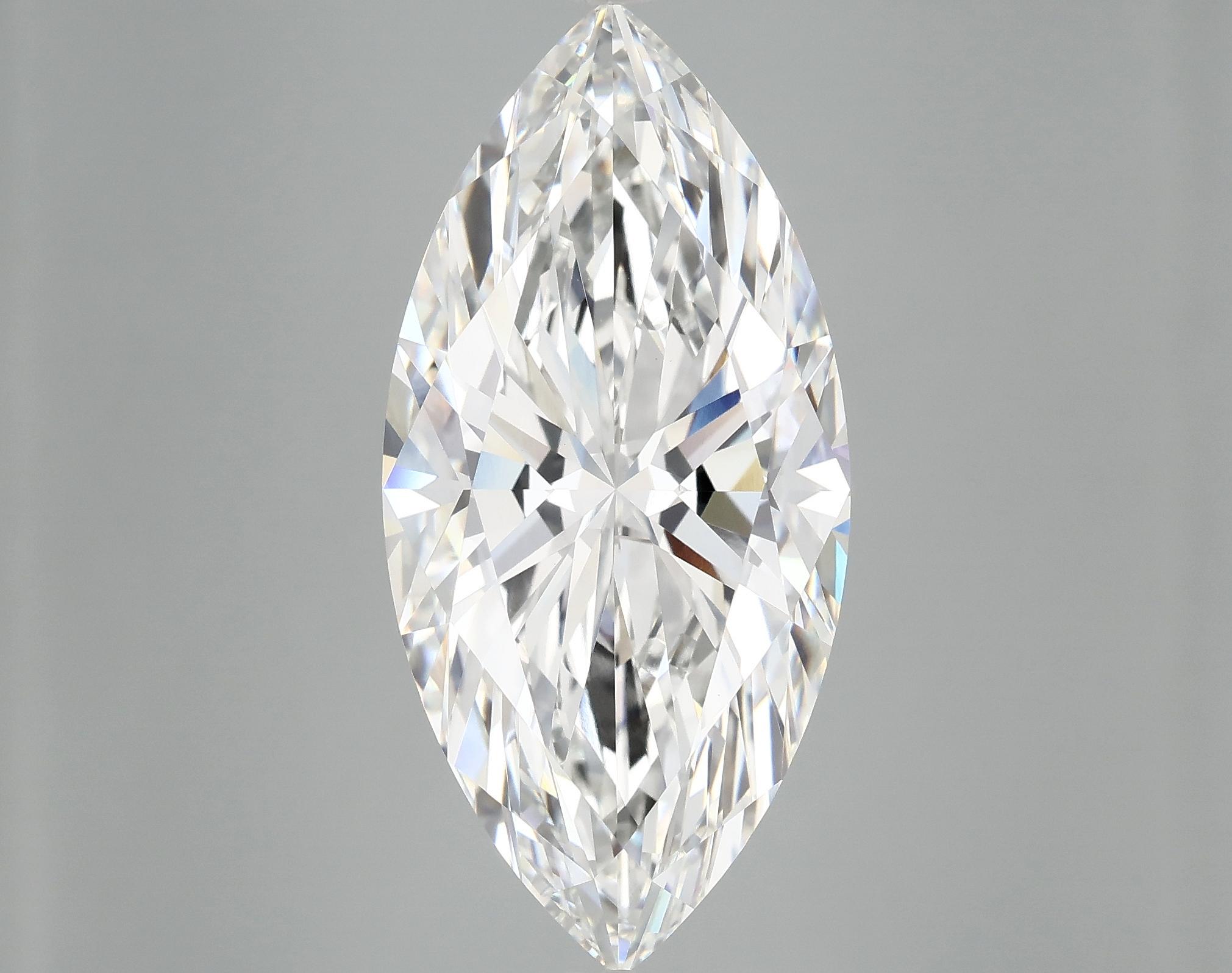 10.88 Carat Marquise Shaped Excellent Cut VVS2 IGI Certified Lab Grown Diamond