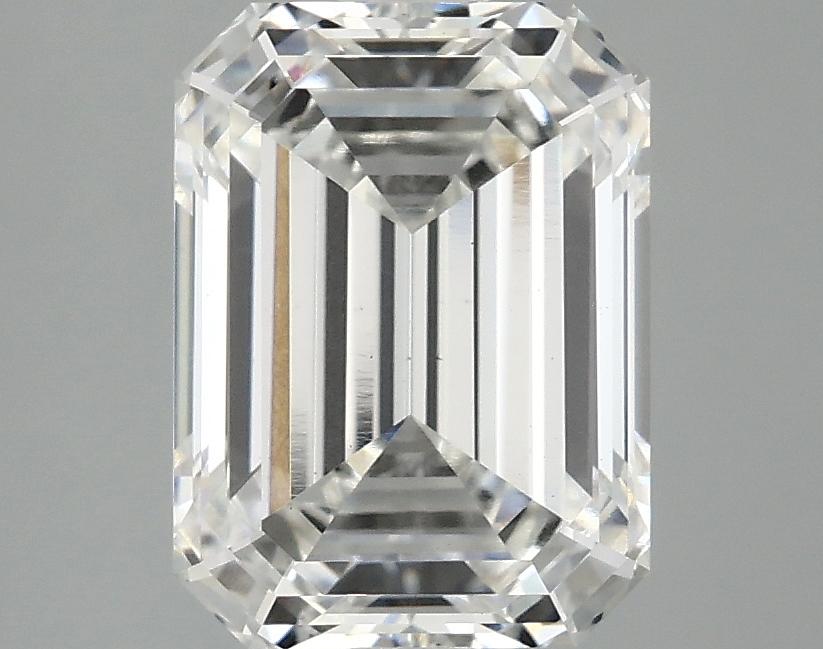3.09 Carat Emerald Shaped Excellent Cut VS1 IGI Certified Lab Grown Diamond