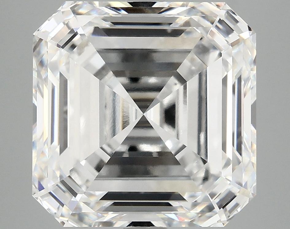 7.64 Carat Asscher Shaped Excellent Cut VVS2 IGI Certified Lab Grown Diamond
