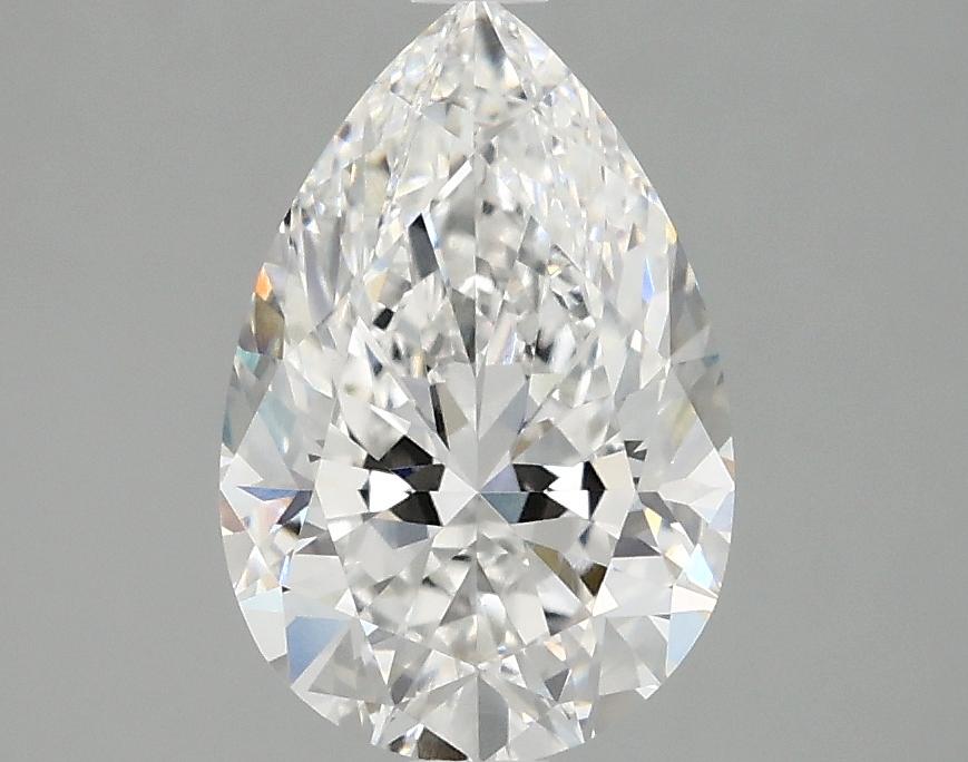 2.08 Carat Pear Shaped Excellent Cut VVS2 IGI Certified Lab Grown Diamond