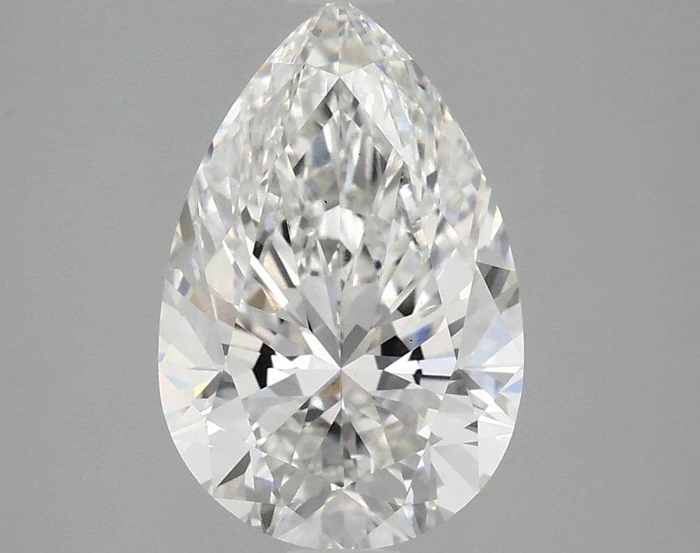 2.58 Carat Pear Shaped Excellent Cut VS1 IGI Certified Lab Grown Diamond