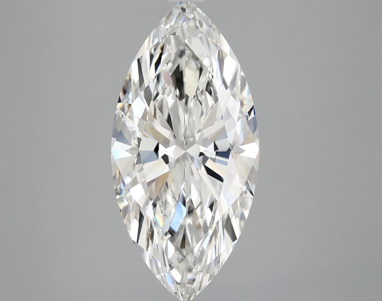 3.08 Carat Marquise Shaped Excellent Cut VS1 IGI Certified Lab Grown Diamond