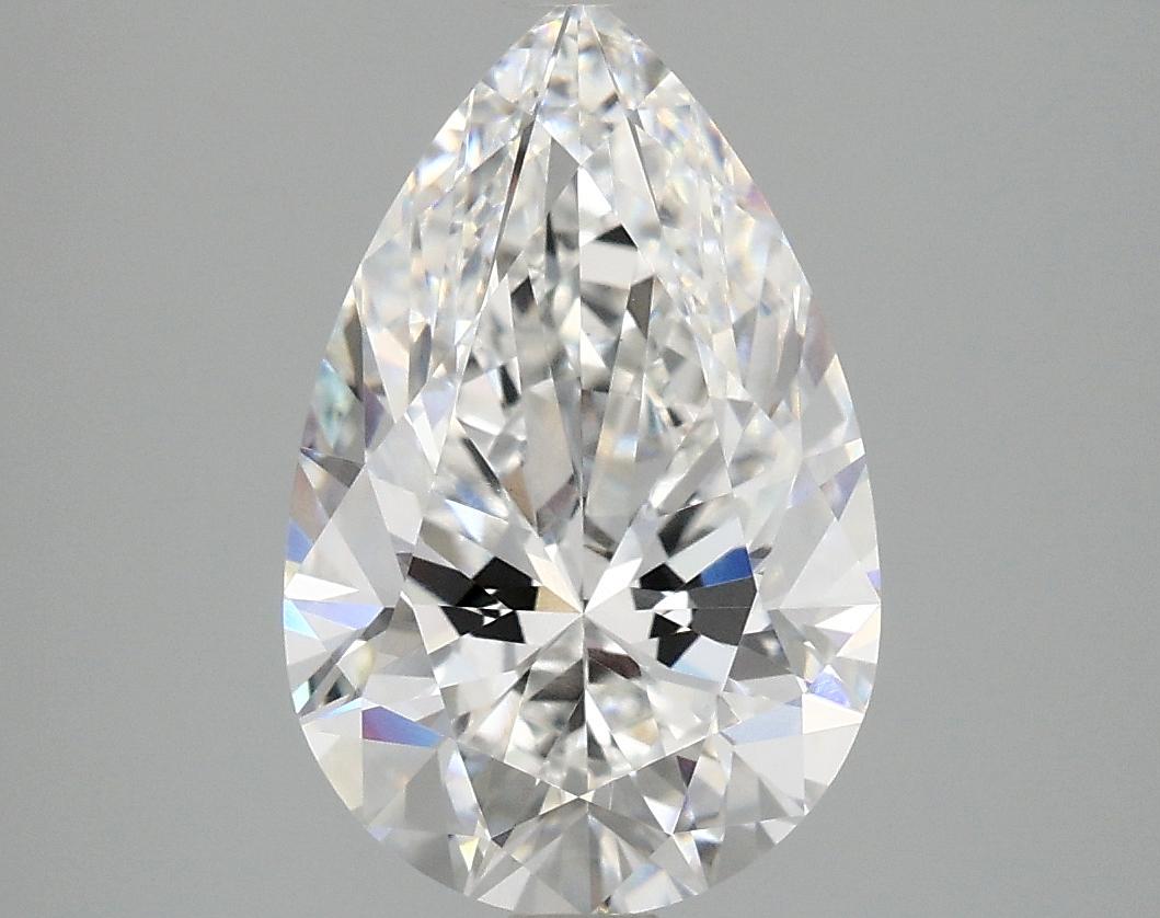 3.04 Carat Pear Shaped Ideal Cut VVS2 IGI Certified Lab Grown Diamond