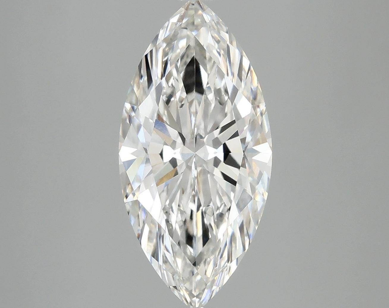3.07 Carat Marquise Shaped Excellent Cut VS1 IGI Certified Lab Grown Diamond