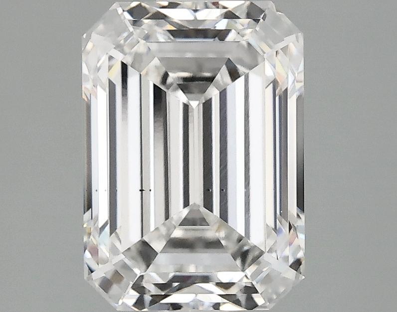 2.56 Carat Emerald Shaped Ideal Cut VS2 IGI Certified Lab Grown Diamond