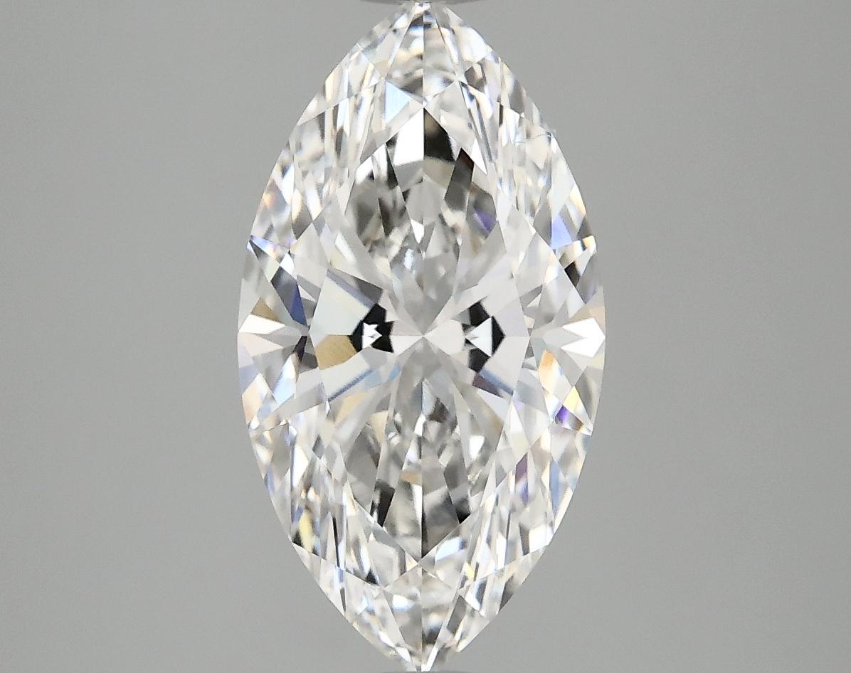3.08 Carat Marquise Shaped Excellent Cut VVS2 IGI Certified Lab Grown Diamond