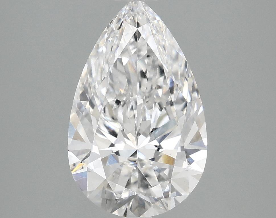 2.1 Carat Pear Shaped Ideal Cut VVS2 IGI Certified Lab Grown Diamond
