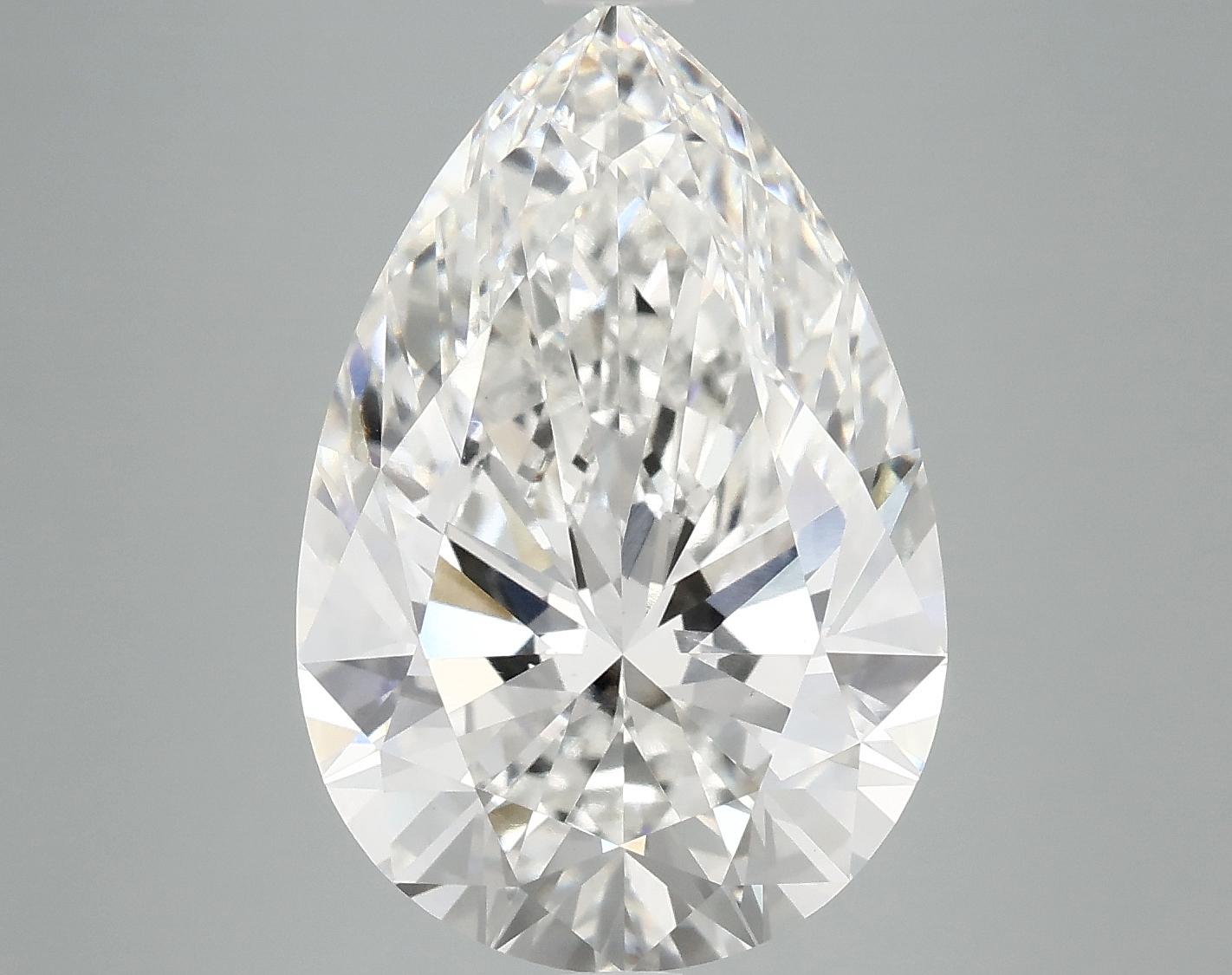 6.87 Carat Pear Shaped Excellent Cut VS1 IGI Certified Lab Grown Diamond