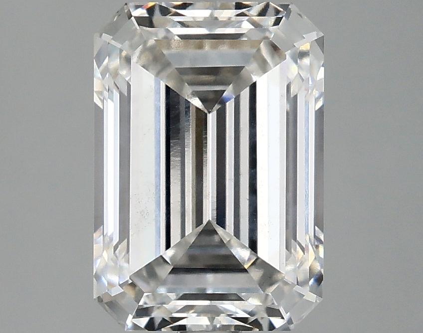 3.01 Carat Emerald Shaped Ideal Cut SI1 IGI Certified Lab Grown Diamond