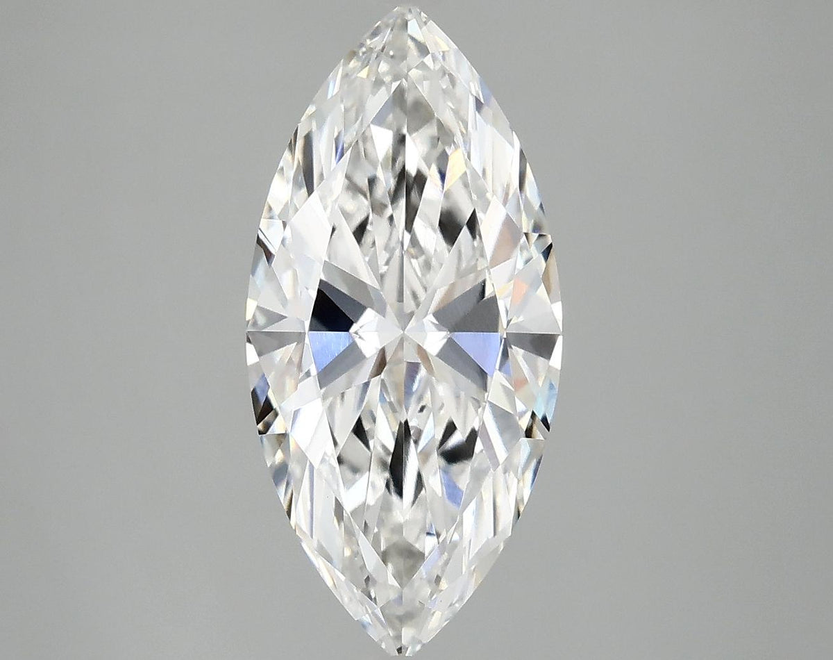 3.01 Carat Marquise Shaped Excellent Cut VVS2 IGI Certified Lab Grown Diamond