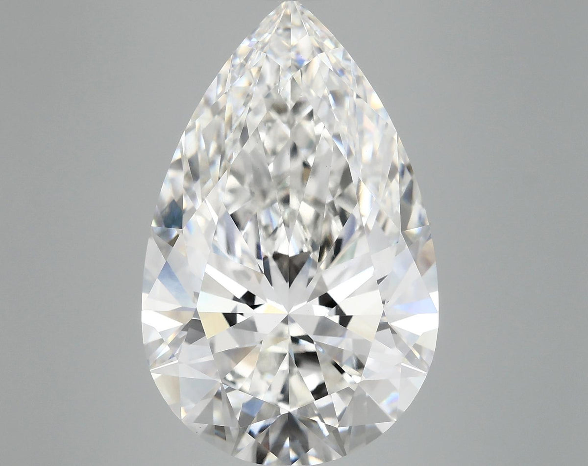 10.2 Carat Pear Shaped Ideal Cut VVS2 IGI Certified Lab Grown Diamond