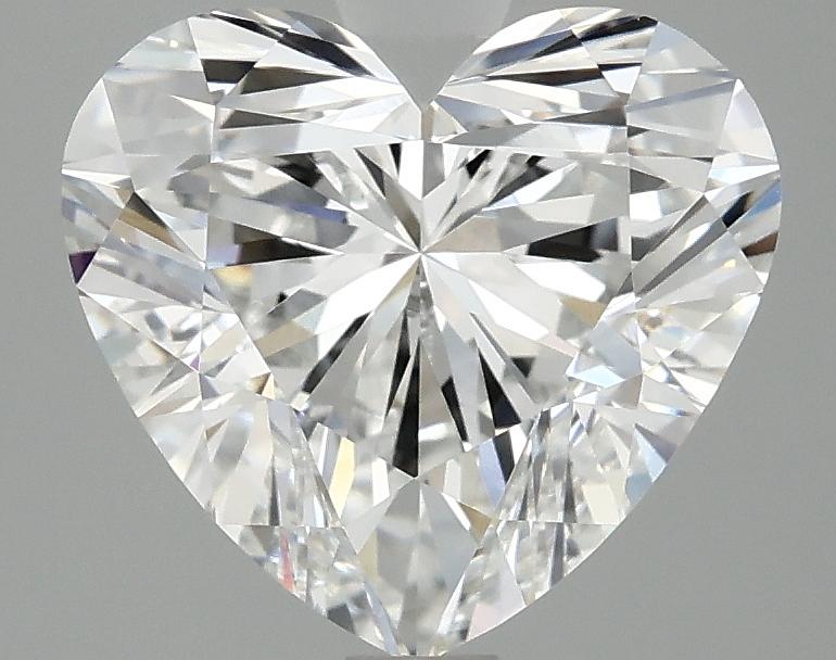 3.09 Carat Heart Shaped Ideal Cut VVS2 IGI Certified Lab Grown Diamond