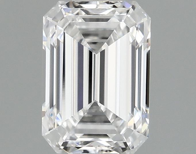 0.98 Carat Emerald Shaped Ideal Cut VVS2 IGI Certified Lab Grown Diamond