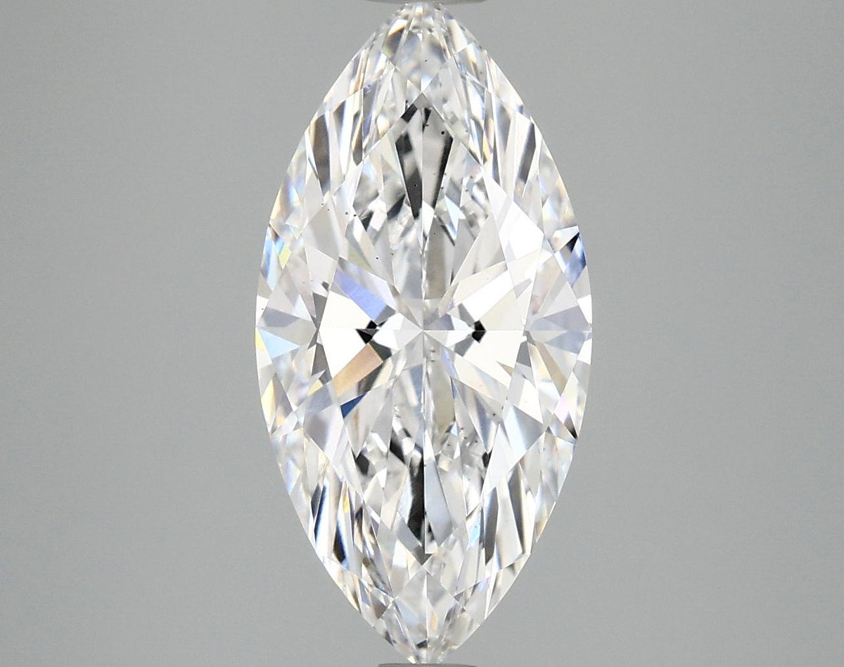 3.09 Carat Marquise Shaped Ideal Cut VS2 IGI Certified Lab Grown Diamond