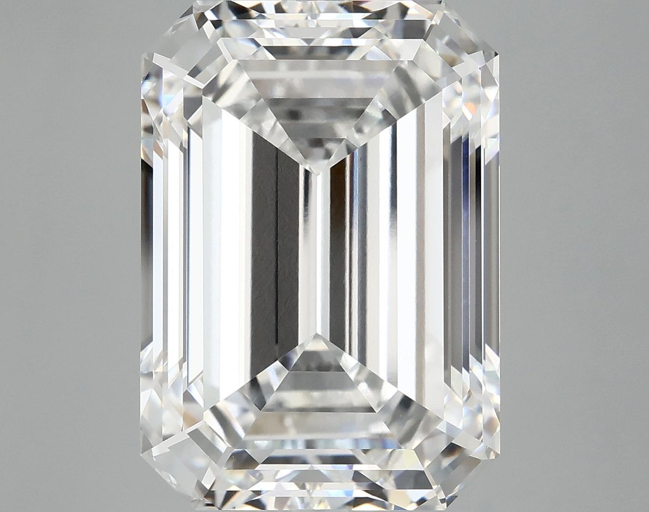 12.22 Carat Emerald Shaped Ideal Cut VVS2 IGI Certified Lab Grown Diamond