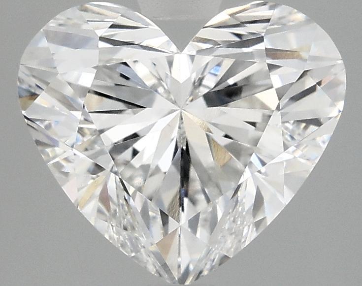 2.98 Carat Heart Shaped Ideal Cut VS1 IGI Certified Lab Grown Diamond