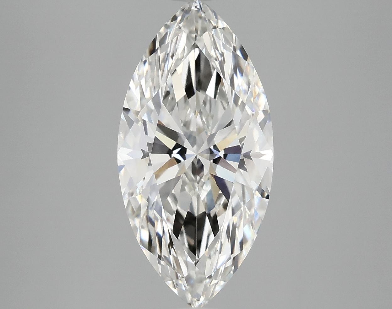 3.05 Carat Marquise Shaped Ideal Cut VVS1 IGI Certified Lab Grown Diamond
