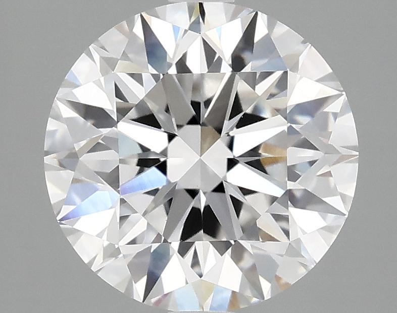 3.07 Carat Round Shaped Excellent Cut VVS2 IGI Certified Lab Grown Diamond