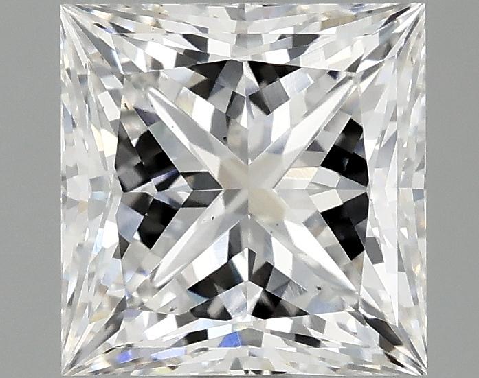 1.93 Carat Princess Shaped Ideal Cut VS2 IGI Certified Lab Grown Diamond