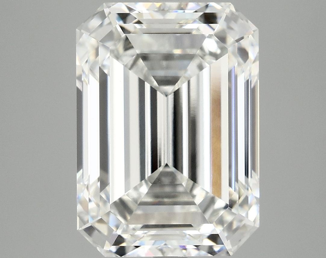 6.08 Carat Emerald Shaped Excellent Cut VVS2 IGI Certified Lab Grown Diamond