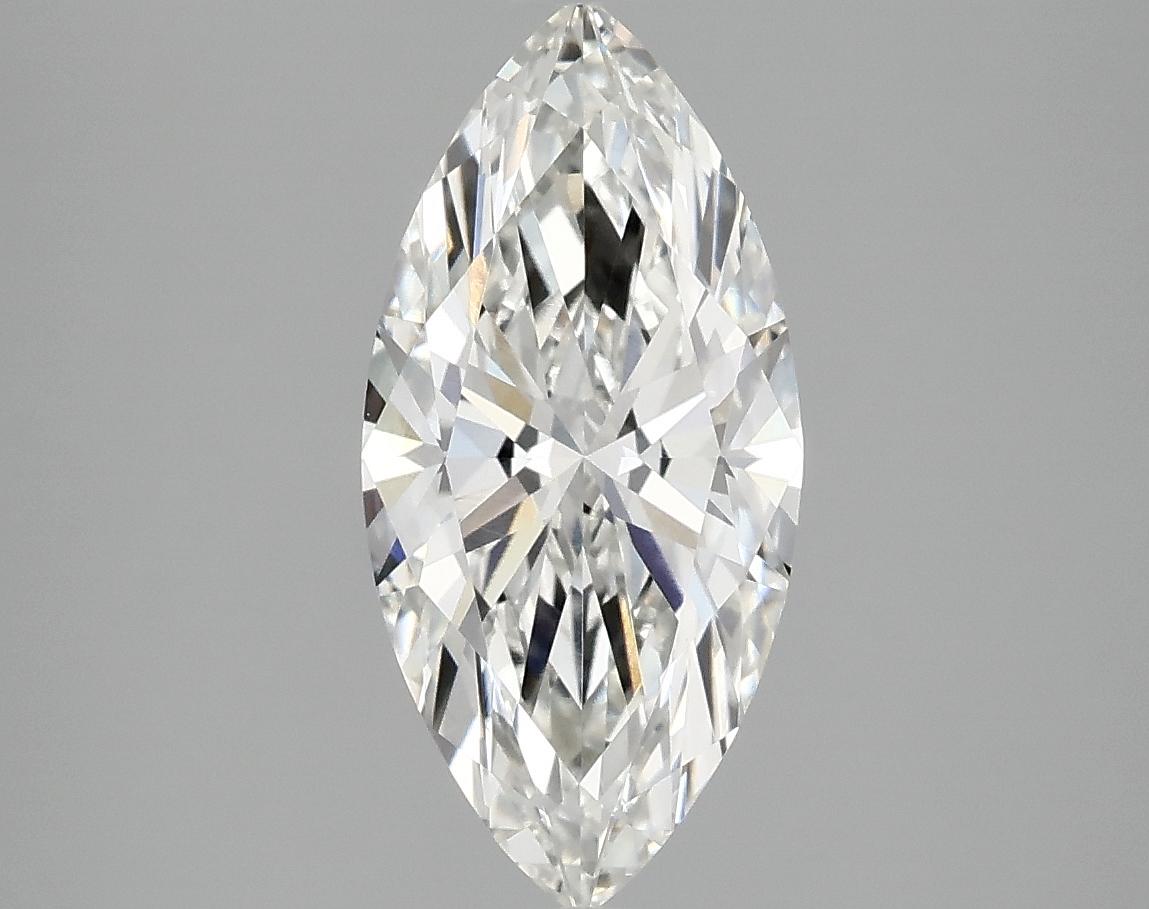 2.04 Carat Marquise Shaped Excellent Cut VVS2 IGI Certified Lab Grown Diamond