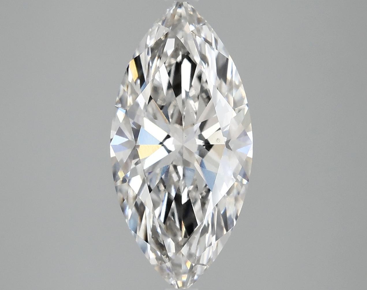 2.56 Carat Marquise Shaped Excellent Cut VS1 IGI Certified Lab Grown Diamond