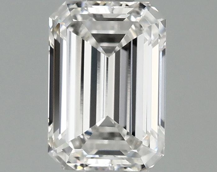 0.98 Carat Emerald Shaped Ideal Cut VVS2 IGI Certified Lab Grown Diamond